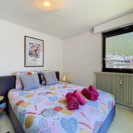 شقة Two Bedroom Apartment, Hypercenter, Terrace Mont Blanc, Parking شامونكس